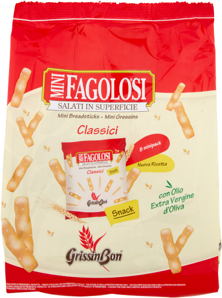 Grissinbon Minifagolosi gesalzene Mini-Grissini, 165 g