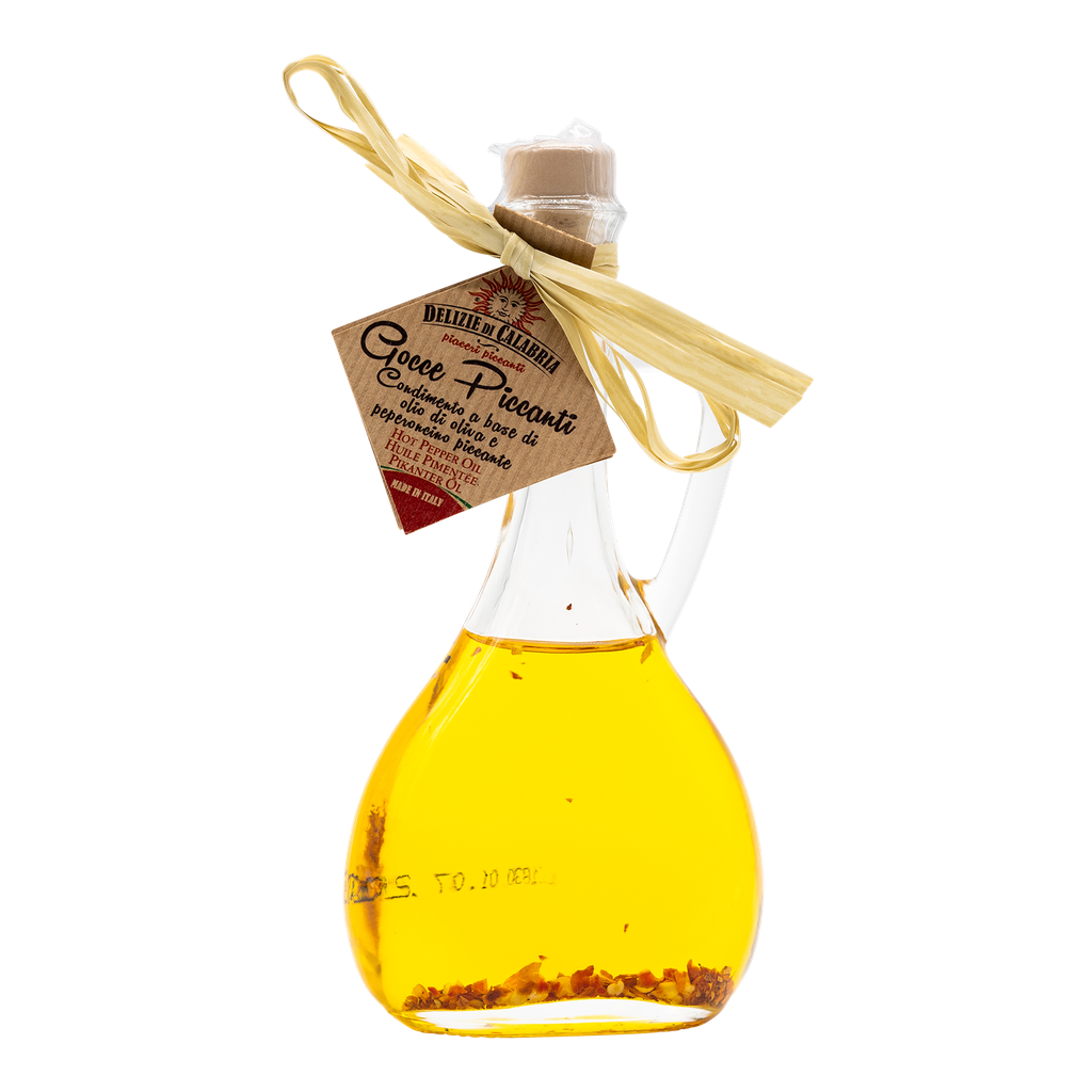 Delizie di Calabria Olivenöl mit Peperoncino 100g