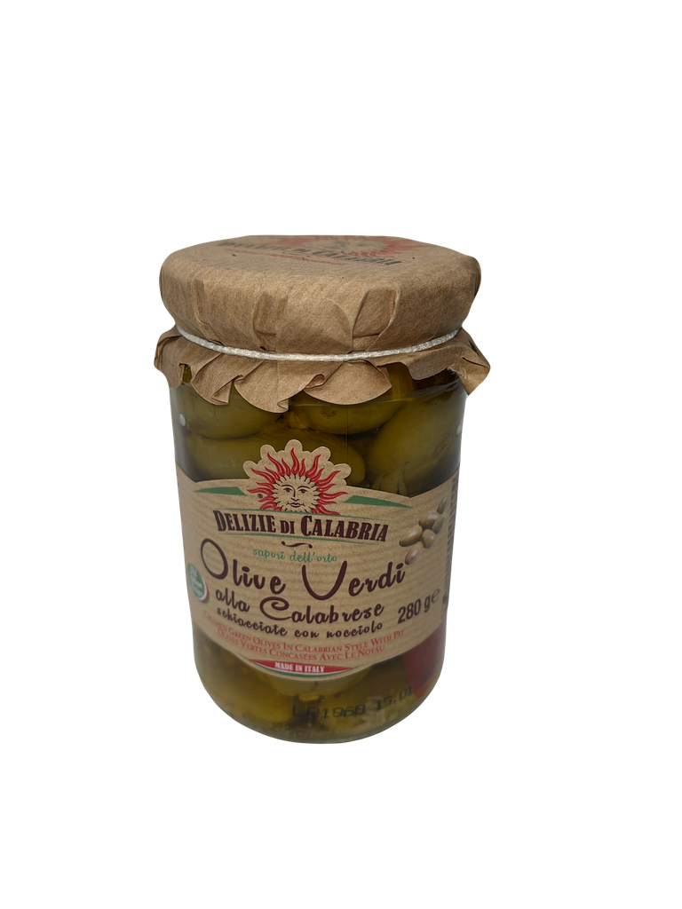 Delizie di Calabria Olive verdi alla calabrese