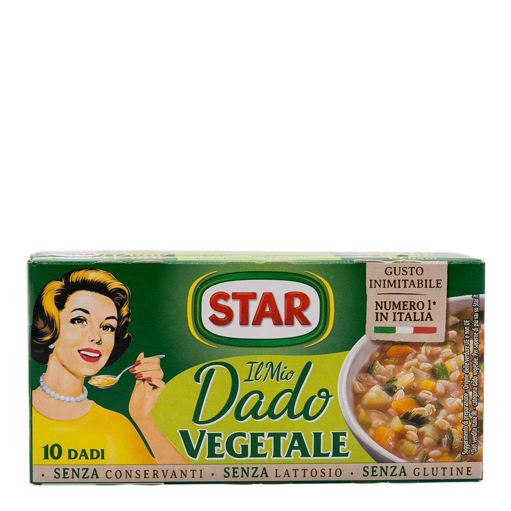 STAR Gemüsebrühe-Würfel mit neun Gemüsesorten, 10 Stück à 10 g