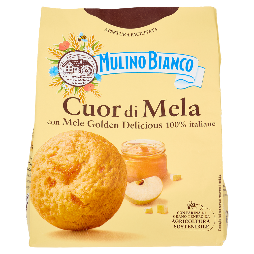 Mulino Bianco Cuor di Mela 300 g – Apfelkekse aus Italien