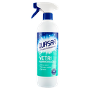 Flacone spray Quasar Vetri con Ammoniaca, detergente per vetri, specchi e superfici dure, 580 ml