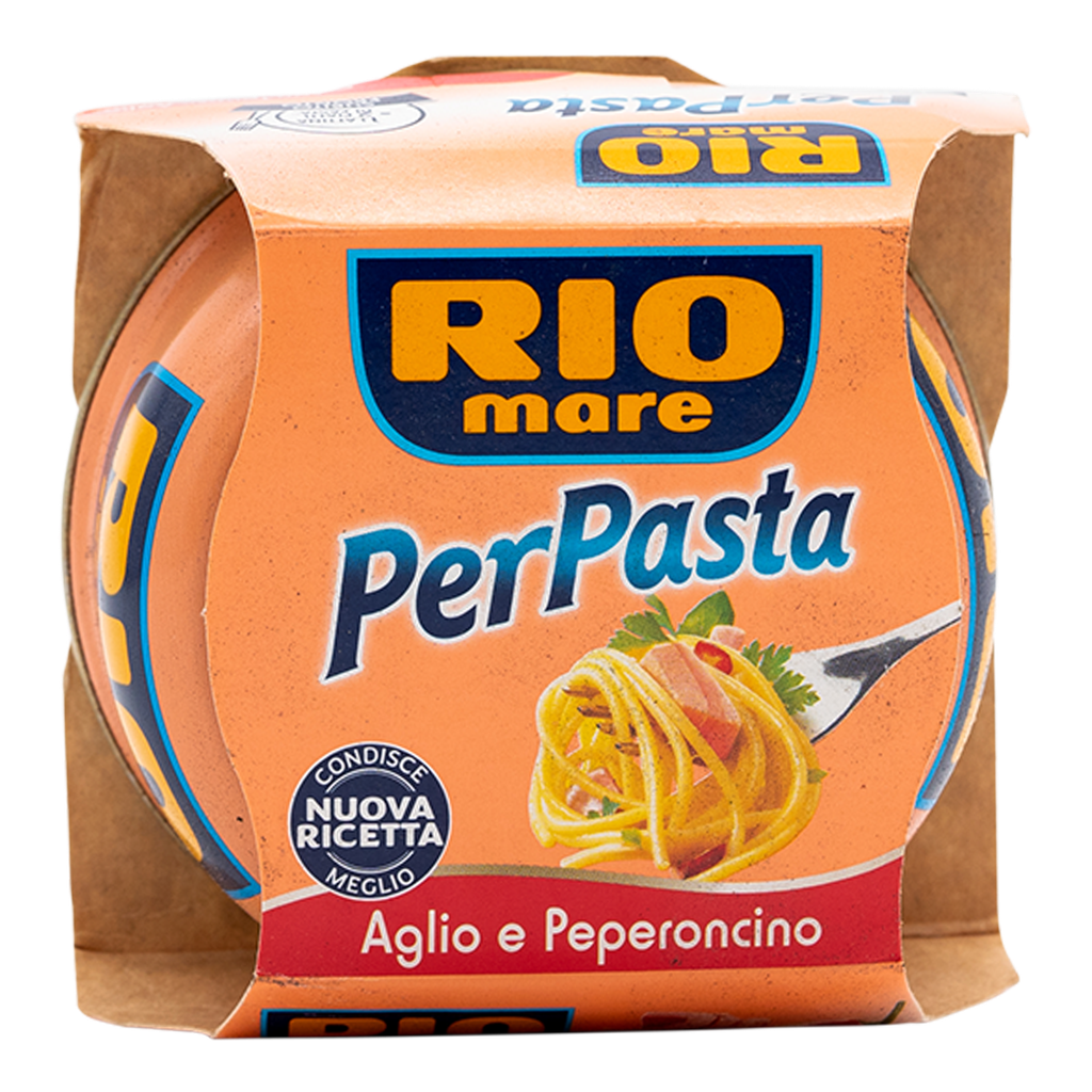 Rio Mare Per Pasta Aglio Olio Peperoncino 160 g, Thunfisch und Gewürze für Pasta
