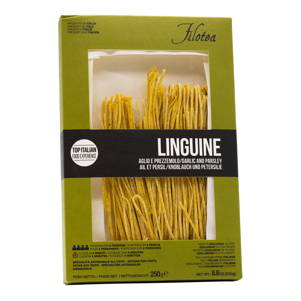 Filotea Eier-Linguine mit Knoblauch und Petersilie, 250 g