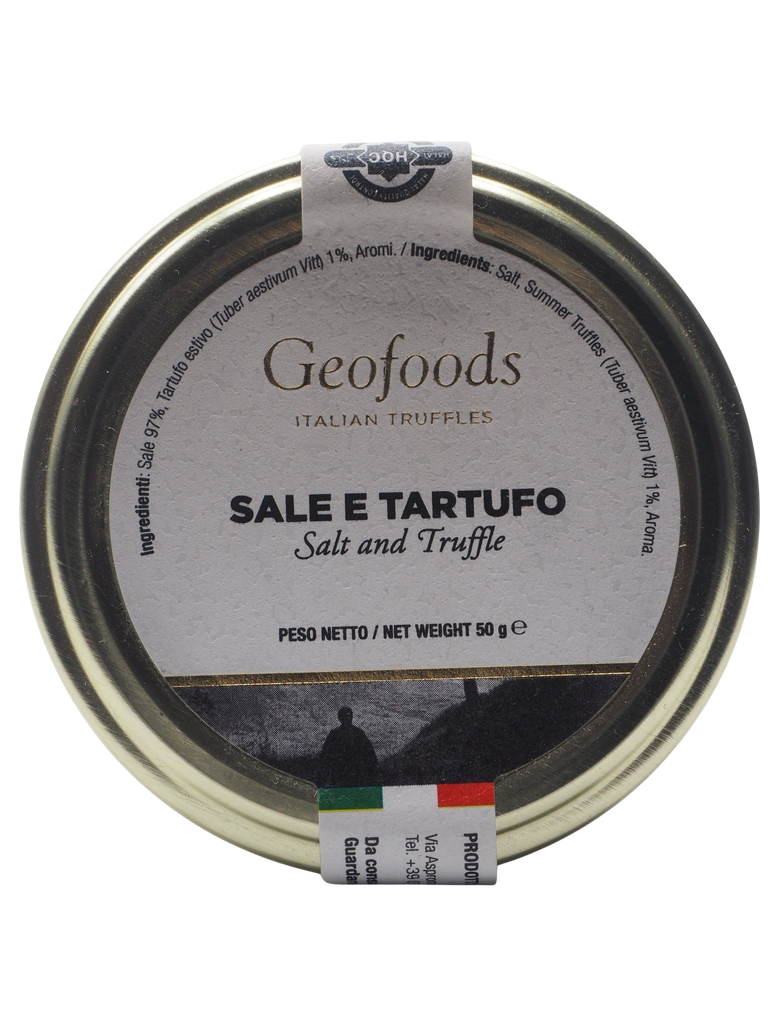 Geofoods Trüffel-Salz mit 1 % Sommertrüffel, 50 g