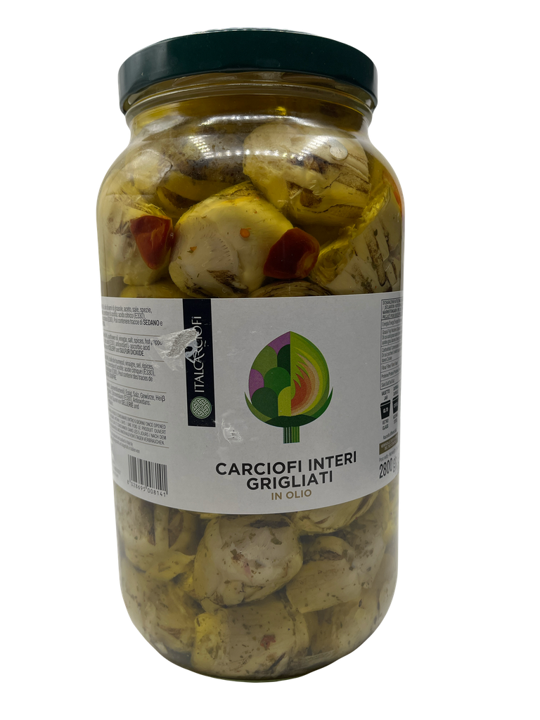 Italcarciofi ganze gegrillte Artischocken im Glas 314 ml