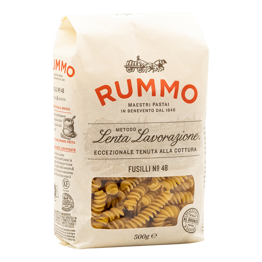 Rummo Fusilli Nr. 48 – italienische Hartweizenpasta, 500 g