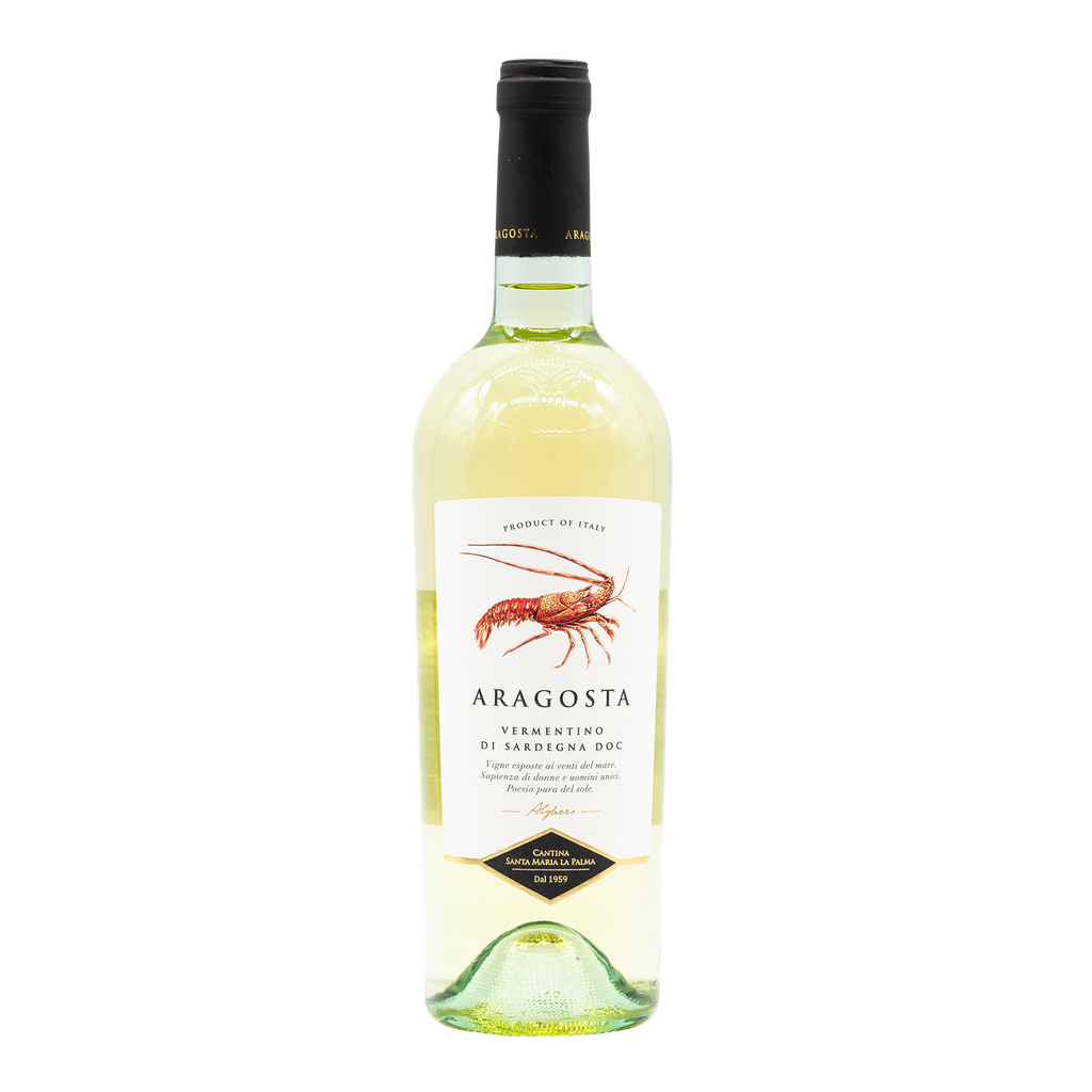 Aragosta Vermentino di Sardegna DOC von Cantina Santa Maria La Palma – sardischer Weißwein
