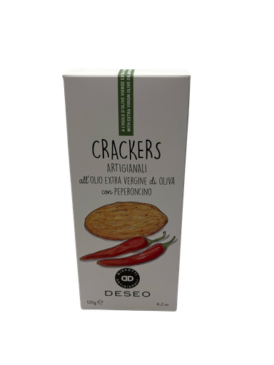 [987656] Deseo Cracker mit nativem Olivenöl extra und Chilli