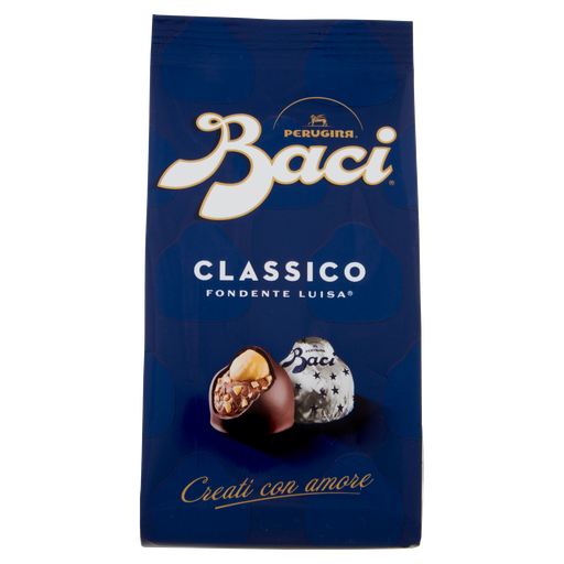 Perugina Baci Classico 125 g – fondente LUISA con nocciole