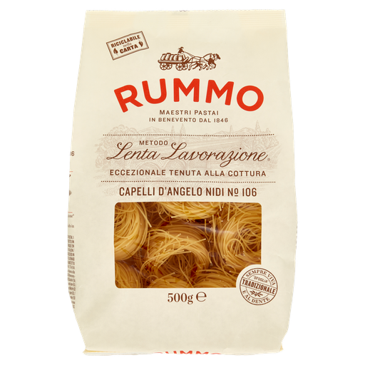 Rummo Capelli d’Angelo Nr. 106, Hartweizenpasta, 500 g