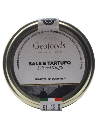 Geofoods Trüffel-Salz mit 1 % Sommertrüffel, 50 g