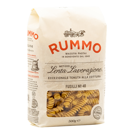 Rummo Fusilli Nr. 48 – italienische Hartweizenpasta, 500 g