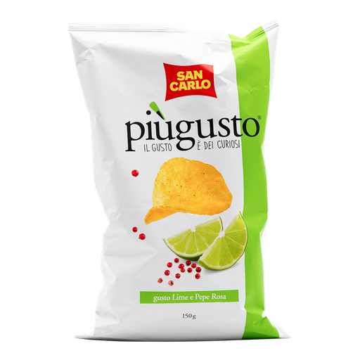 [19335] San Carlo Chips 150g Lime&rosa Pfeffer