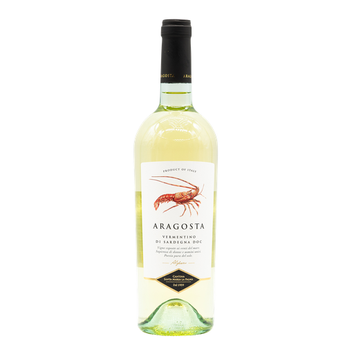 Aragosta Vermentino di Sardegna DOC von Cantina Santa Maria La Palma – sardischer Weißwein
